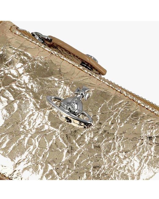 Vivienne Westwood Natural Zipper Card Holder