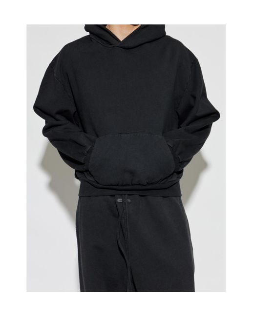 Fear Of God Blue Sunfaded Classic Half Raglan Hoodie for men