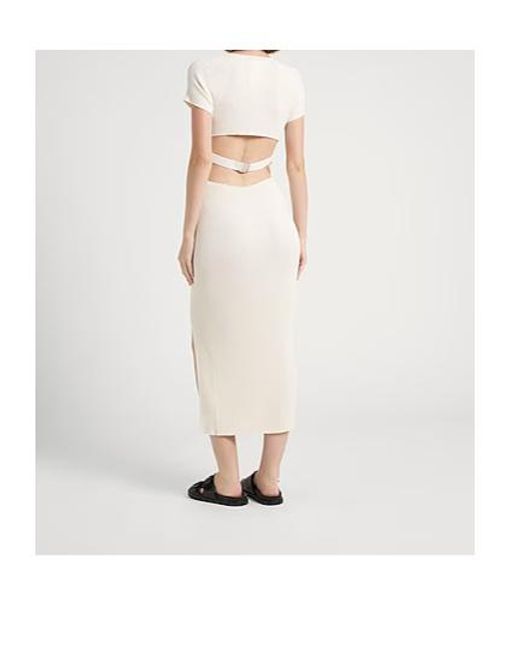 MAX&Co. White Sheath Dresses