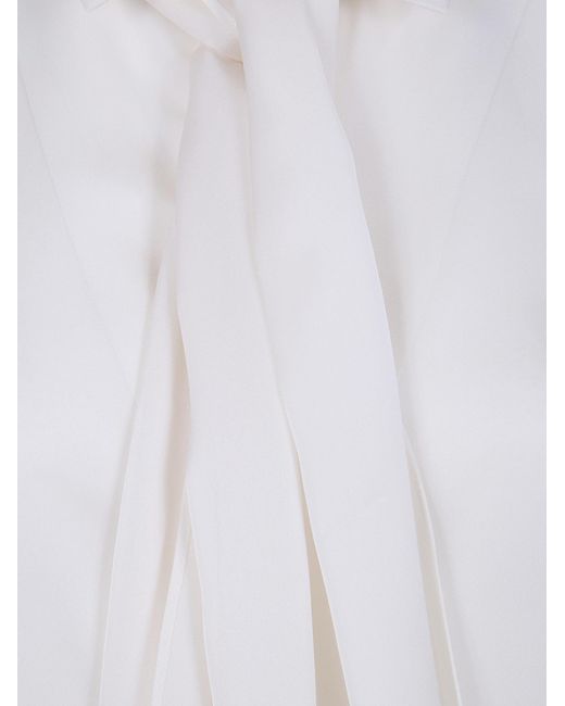 Sacai White Satin Shirt