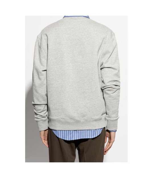 AMI White Ami Ami De Coeur Crewneck Sweatshirt