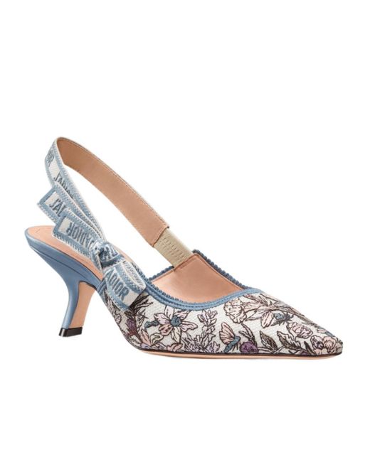 Dior Metallic J'A Heeled Sandals