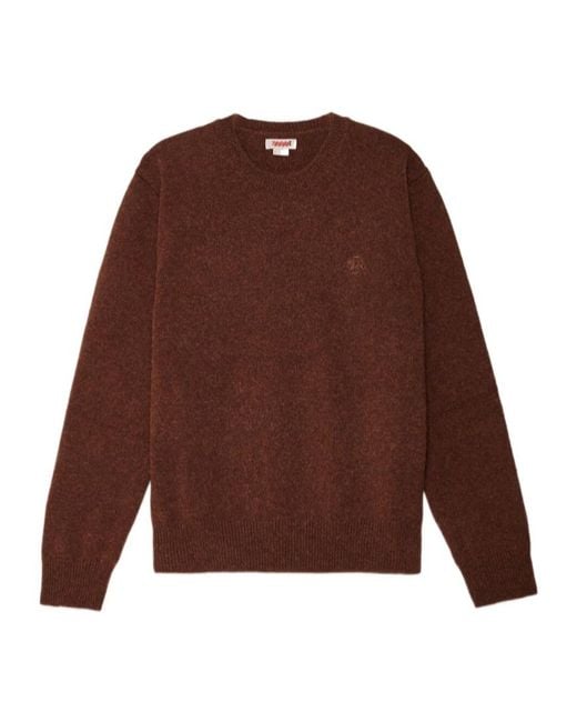 Baracuta Brown Shetland Sweater for men