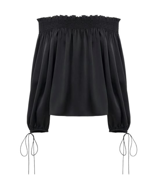 Chloé Black Off-Shoulder Top