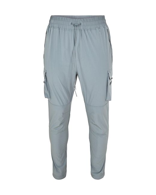 Represent Blue Waterproof Solid Color Trousers for men