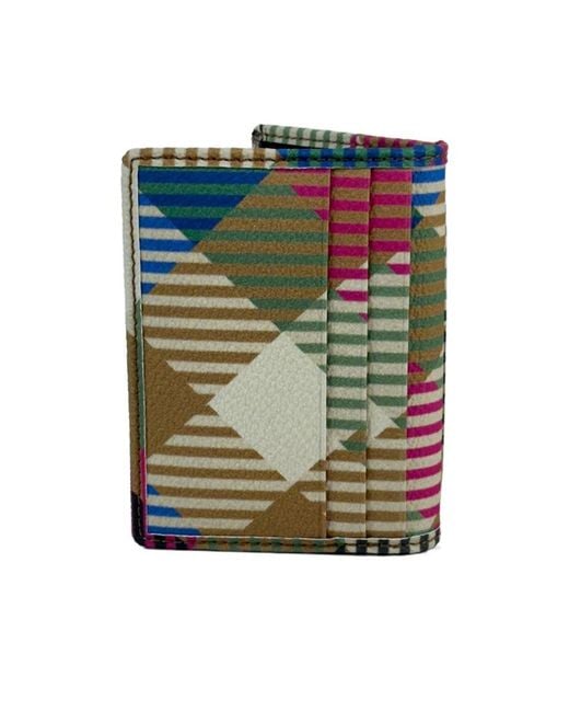 Vivienne Westwood Green Bifold Card Holder for men