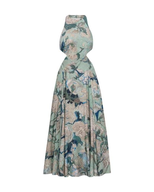 Givenchy Blue Backless Dress