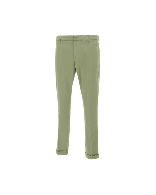 Dondup Green Gaubert Slim-Fit Pants for men