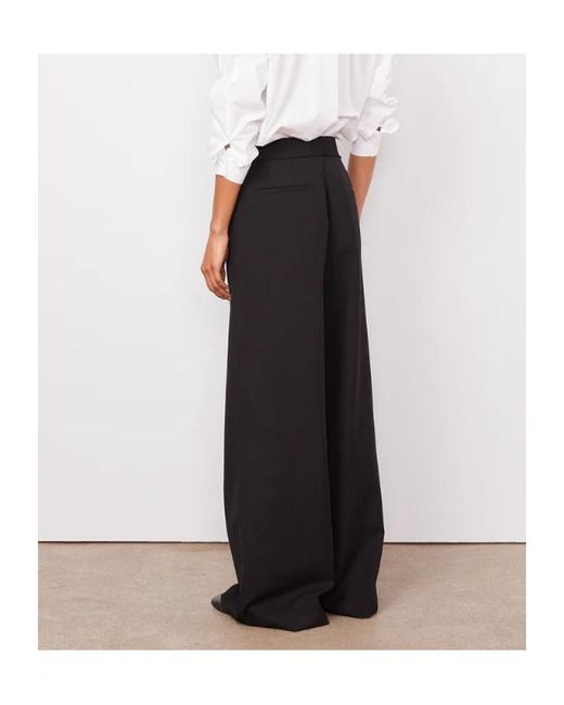 Officine Generale Black Azora Panelled Trousers