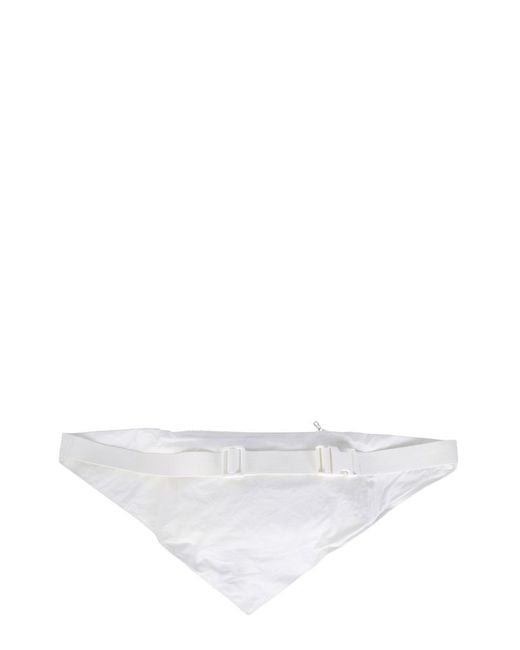 Rick Owens White Bandana Belt Bag for men