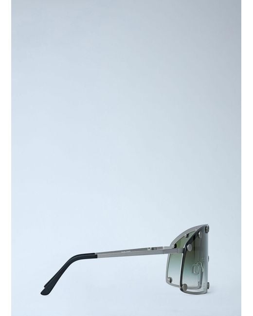 Rick Owens Green Full Frame Sunglasses for men