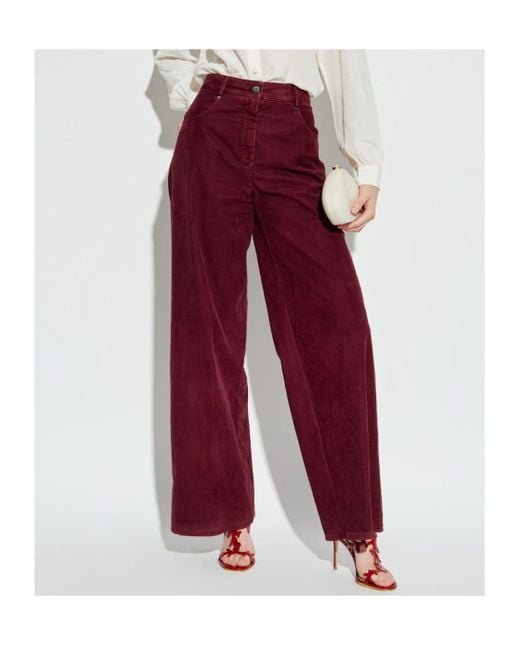 Forte_forte Red 5Pocket Trousers