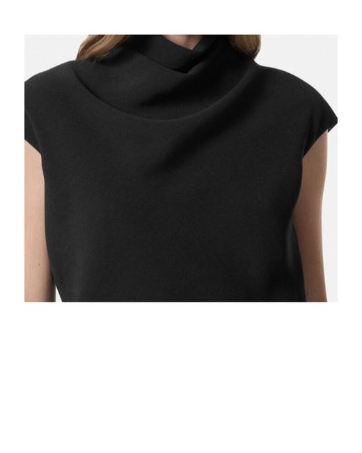 Versace Black Zip-Fastening Top