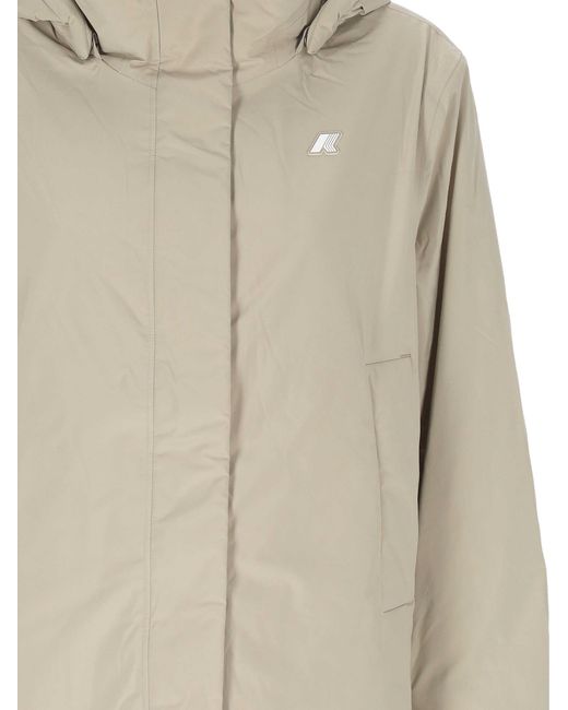 K-Way Natural Marlette Hooded Jacket for men