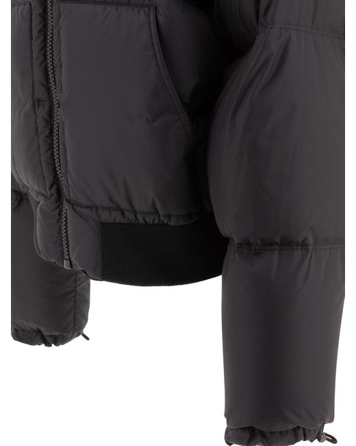 Céline Black Cropped Down Jacket