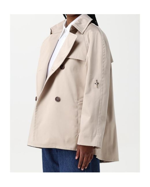 Fay Natural Double-Breasted Belted Coat