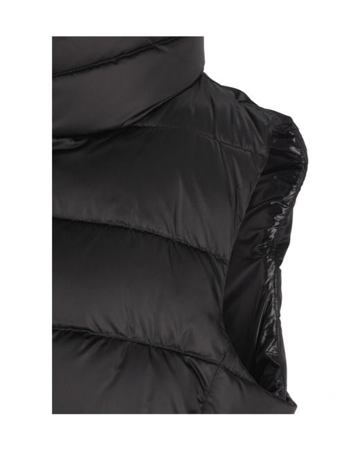 Herno Black Quilted High-Neck Gilet