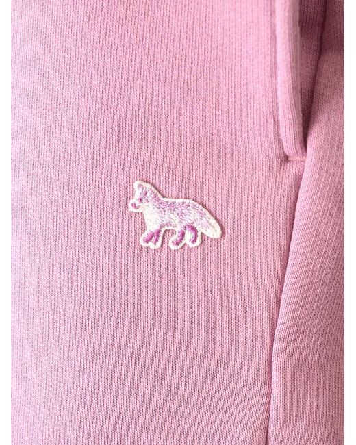 Maison Kitsuné Pink Maison Kitsuné Baby Fox Drawstring Shorts