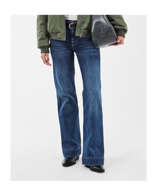 7 For All Mankind Blue Belt Loop Jeans