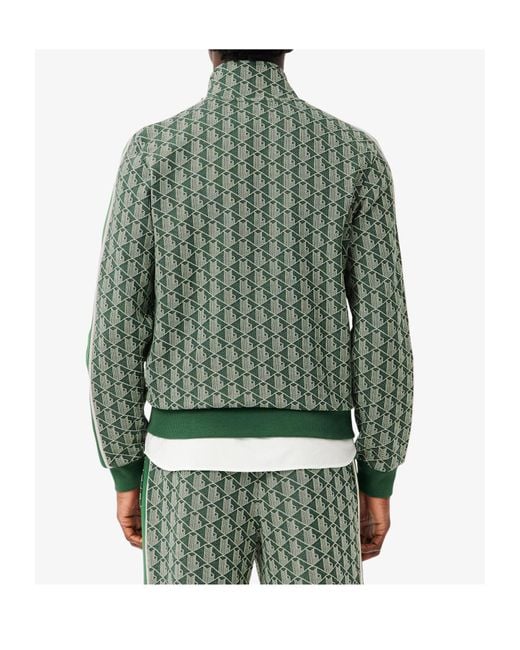 Lacoste Green Paris Zip-Up Track Jacket for men