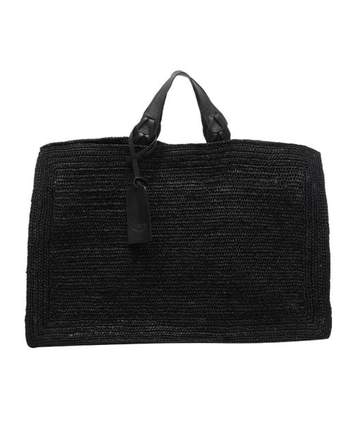IBELIV Black Quadra Top Handle Bag