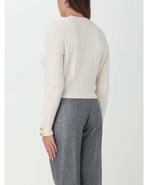 Chiara Ferragni White Crewneck Long-Sleeved Jumper