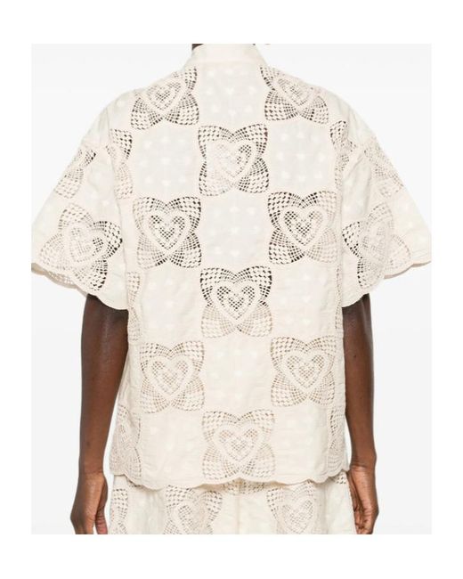 Zimmermann White Wanderlust Buttoned Shirt