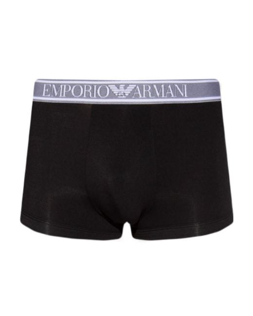 Emporio Armani Black Logo Underwear for men