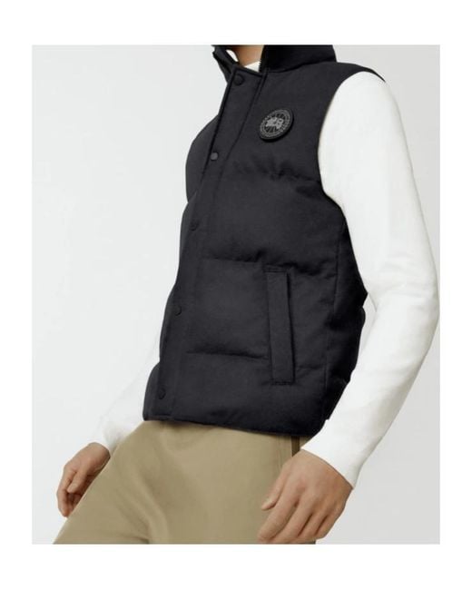 Canada Goose Black Garson Vest Down Jacket for men