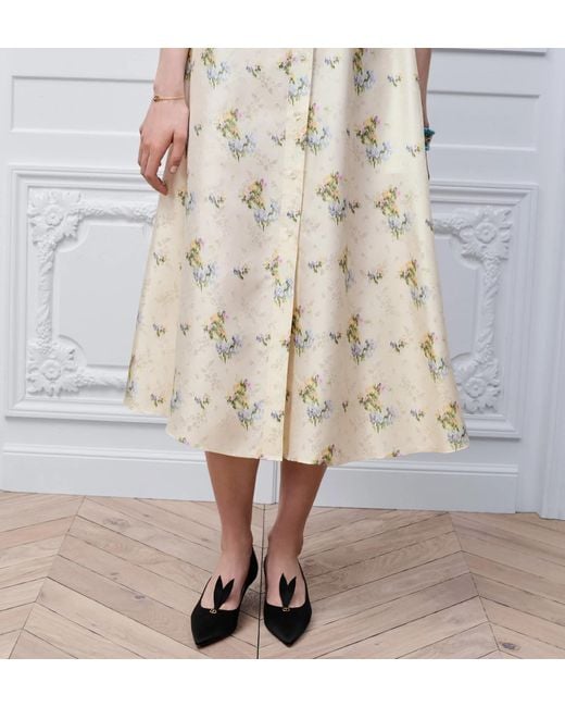 Dior White Mid-Length Belted Shirtdress