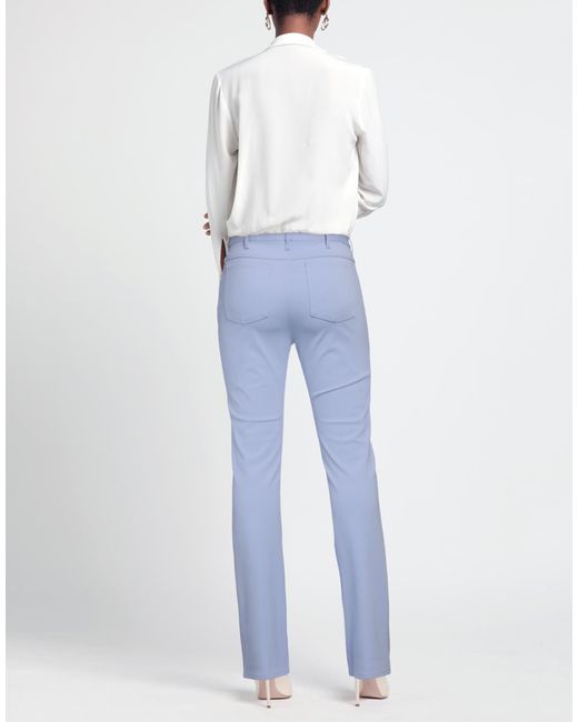 Marni Blue Minimalist Solid Color Pants