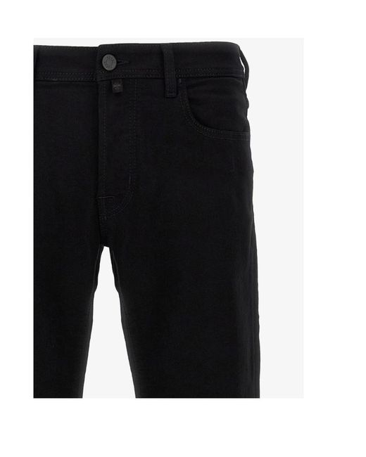 Jacob Cohen Black Jeans With Belt Loops for men