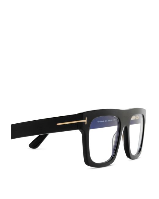 Tom Ford White Eyewear Square Frame Glasses for men