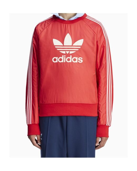 Adidas by Wales Bonner Red X Wales Bonner Trefoil Logo Sweatshirt for men