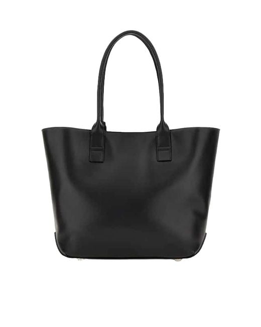 Hogan Black Small Address Tote Bag