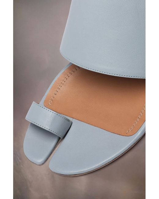 Maison Margiela Blue Tabi Low Mules