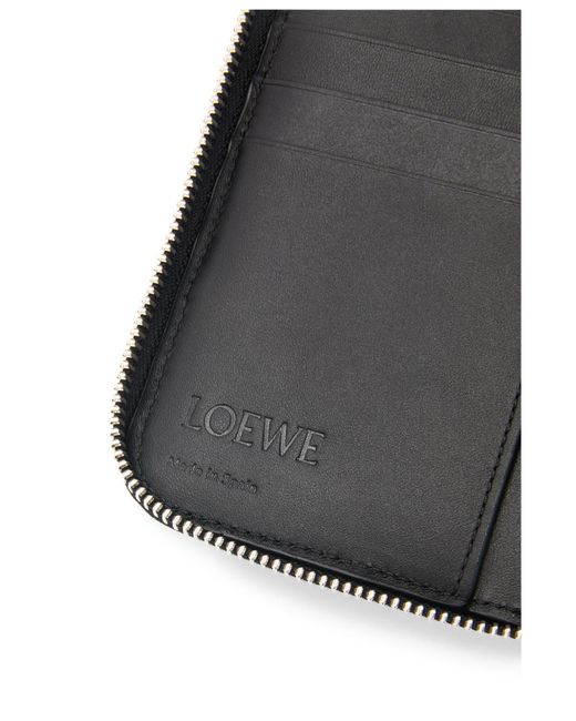Loewe Black Puzzle Zipped Open Wallet for men