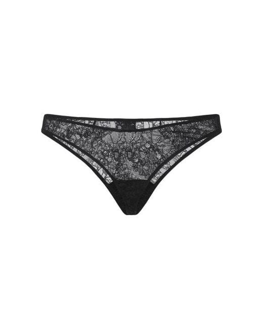 DSquared² Gray Lace Thong