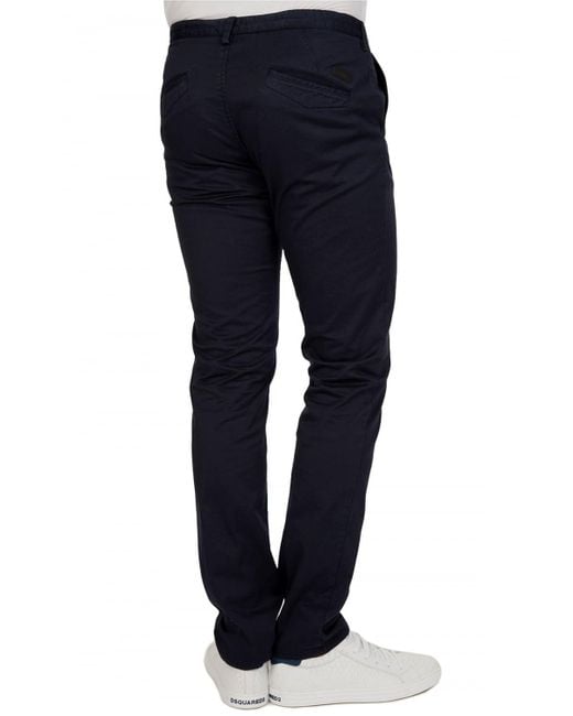 Boss Blue Logo Details Casual Pants for men