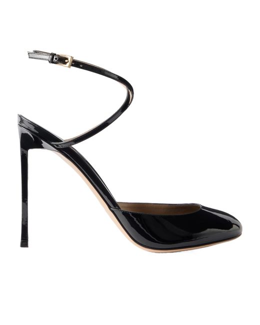 Tom Ford Black Patent-Leather Ankle-Strap Pumps