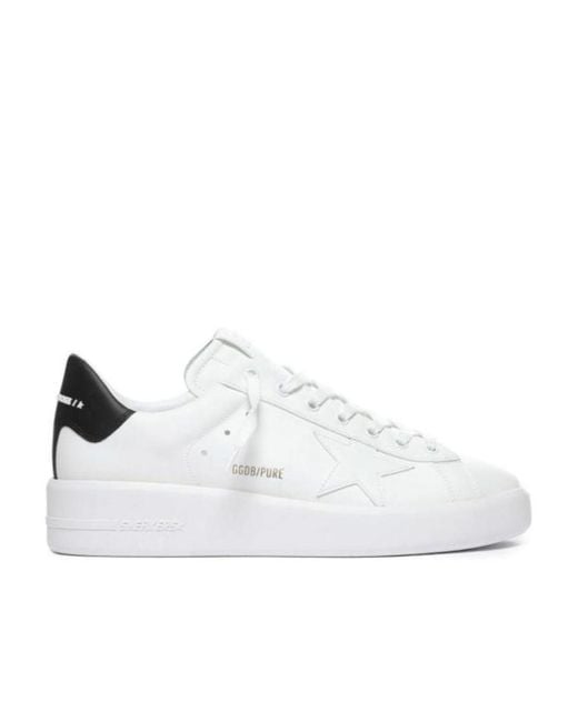 Golden Goose Deluxe Brand White Purestar Low-Top Sneakers for men