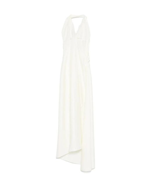 Coperni White Asymmetrical Dress