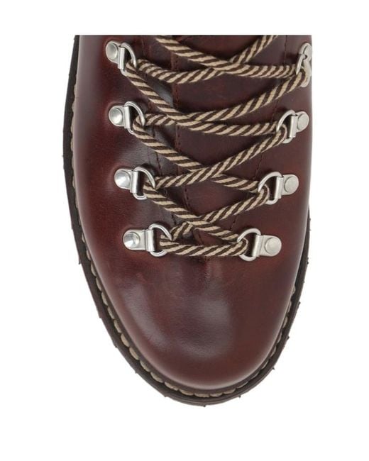 Paraboot Brown Round Toe Hiking Boots for men
