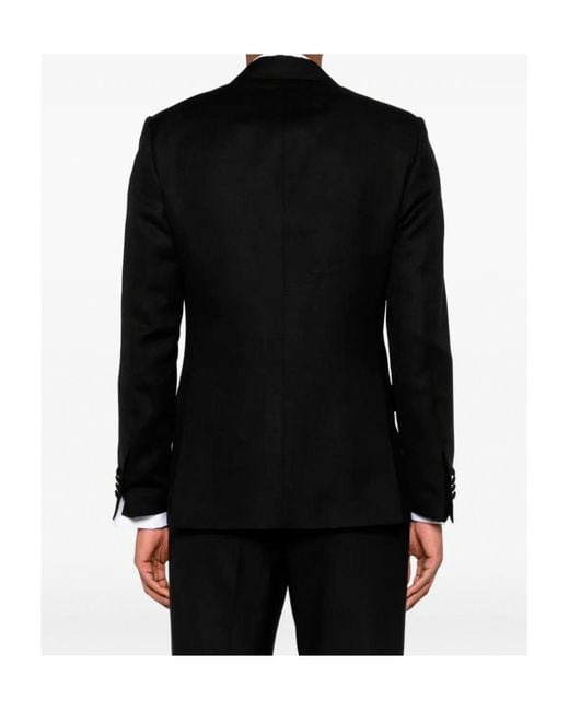 Lardini Black Single-Breasted Jacket for men