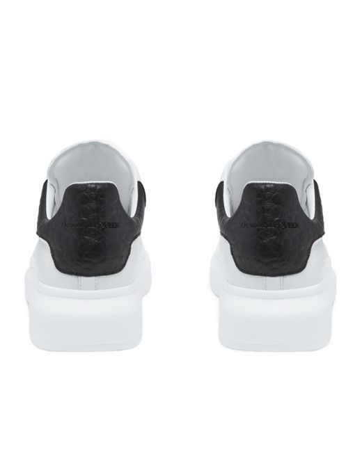 McQueen White Oversized Lace-Up Sneakers for men