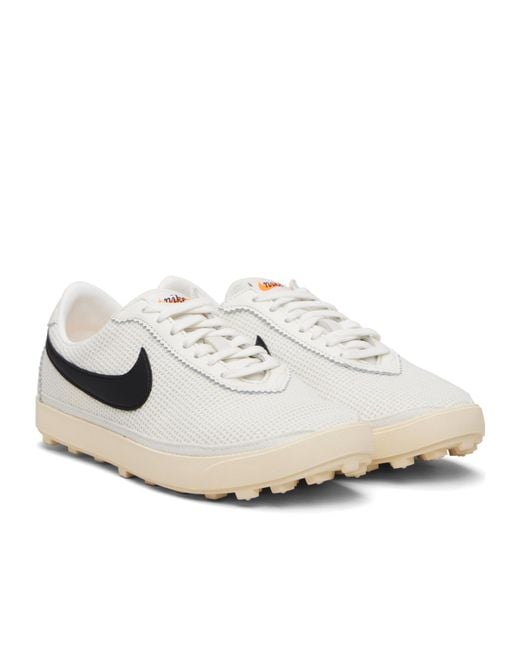 Nike White Astrograbber Textile Athletic Shoes for men