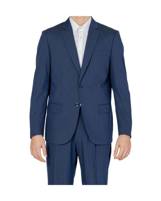 Antony Morato Blue Single-Breasted Suit Jacket for men