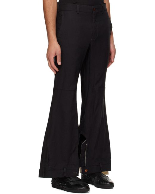 Comme des Garçons Black Belt Loops Slacks for men