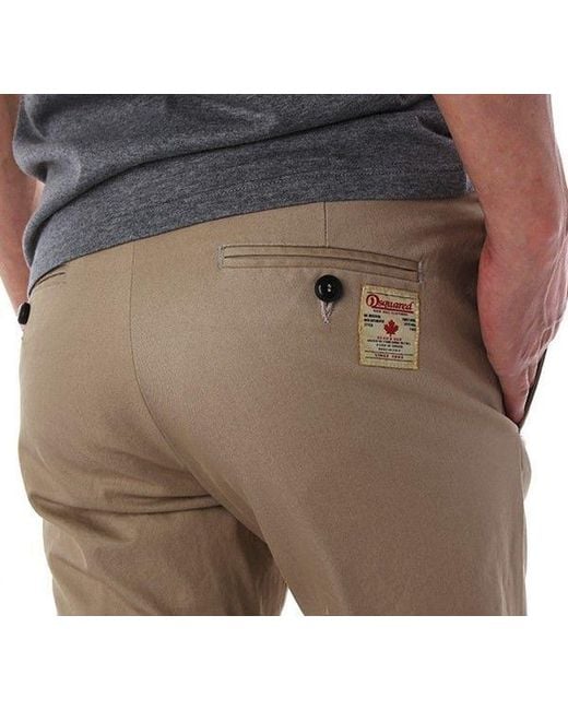 DSquared² Gray Belt Loop Denim Trousers for men