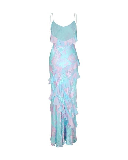 LoveShackFancy Blue Rialto Dress